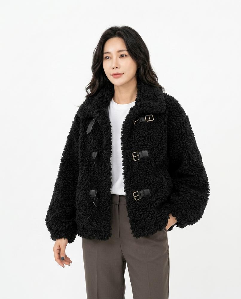 Heidi Outlet - Armon | Weite Strukturierte Jacke Damen