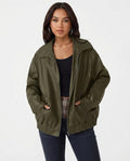 Heidi Outlet - Raven | Weit Geschnittene Glatte Jacke Damen