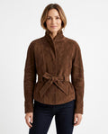 Heidi Outlet - Riram | Wildleder Gegürtet Jacke Damen
