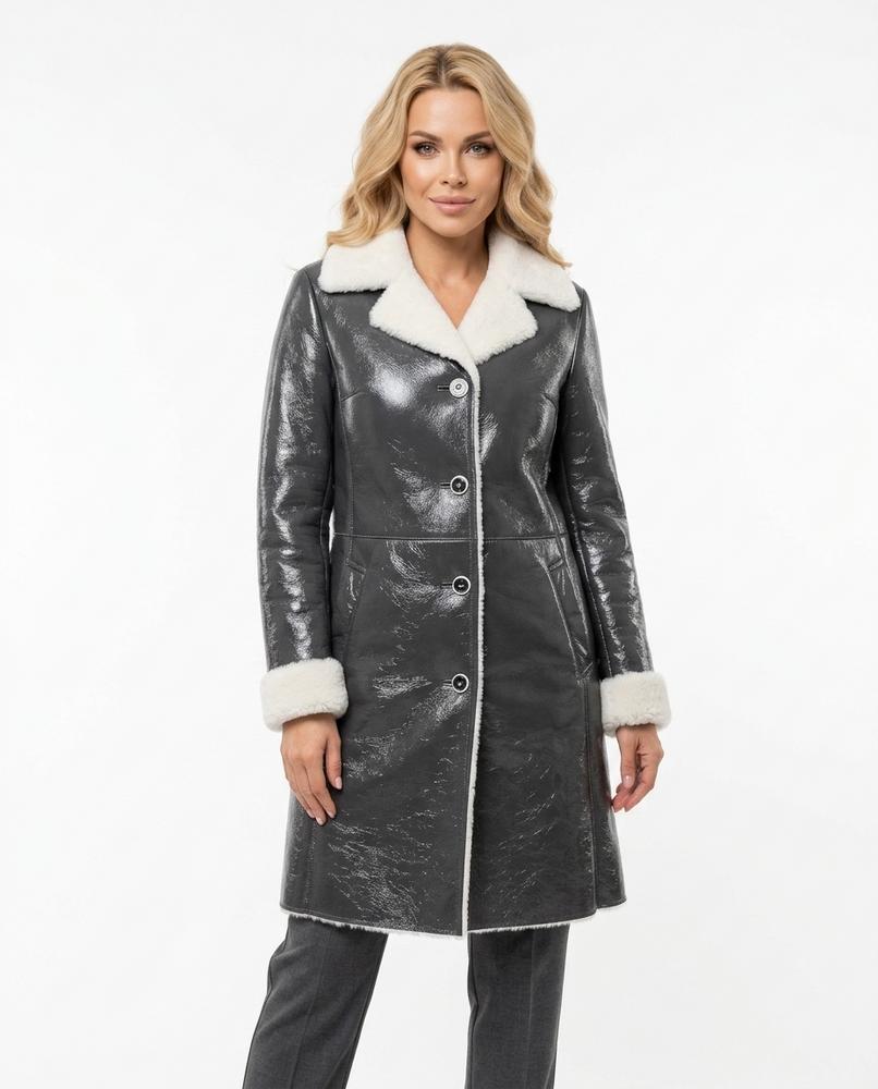 Heidi Outlet - Kevin | Gefütterter Zweireihiger Mantel Damen