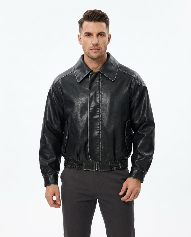 Heidi Outlet - Daron | Gewaschene PU Jacke Herren