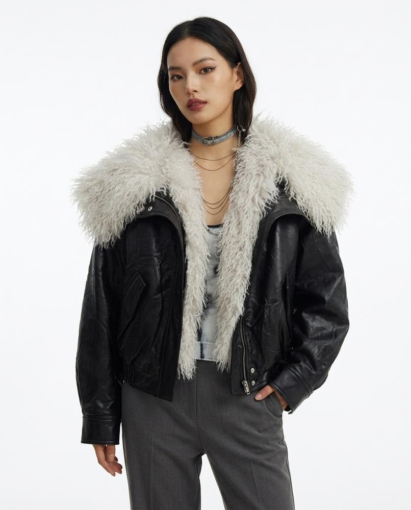 Heidi Outlet - Leven | Gefütterte Kontrastfarbene Jacke Damen