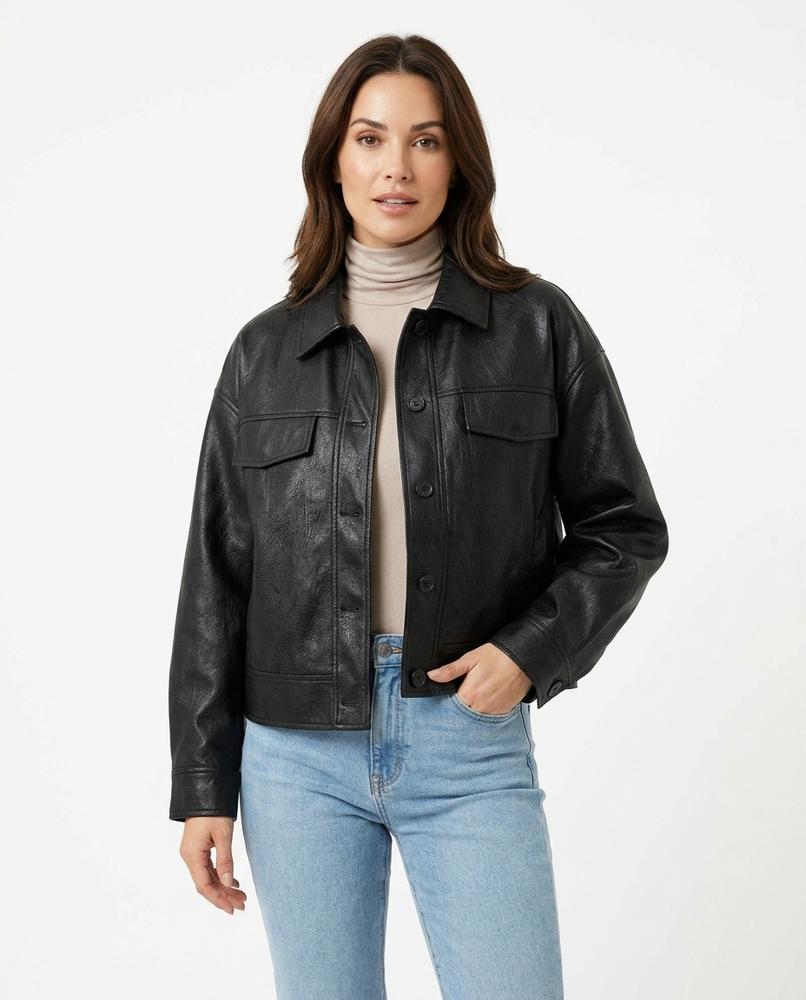 Heidi Outlet - Veran | Geknöpfte Strukturierte Jacke Damen