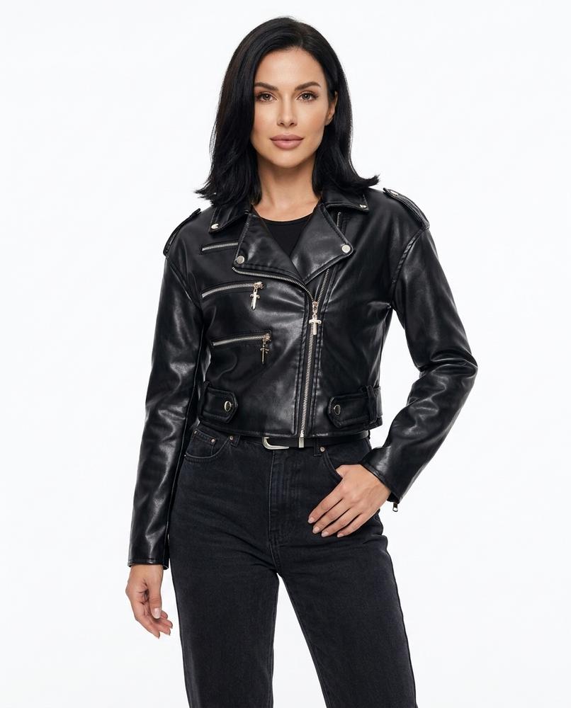 Heidi Outlet - Ninal | Taillierte Asymmetrische Jacke Damen