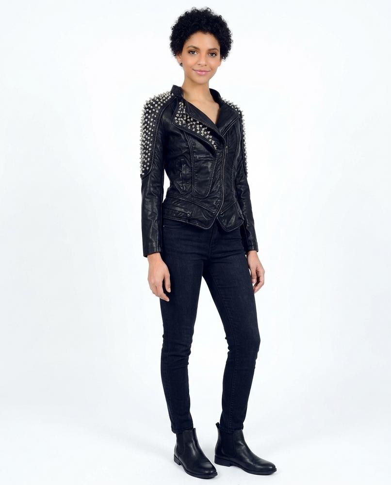 Heidi Outlet - Karev | Nietebesetzte Taillierte Jacke Damen