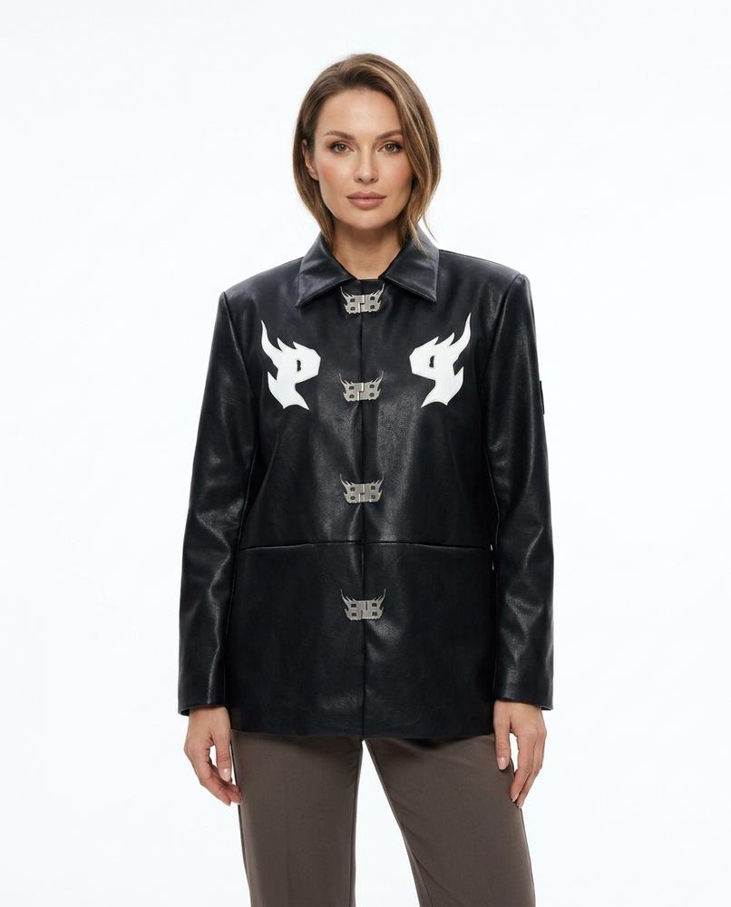 Heidi Outlet - Lakar | Grafische Gerade Jacke Damen