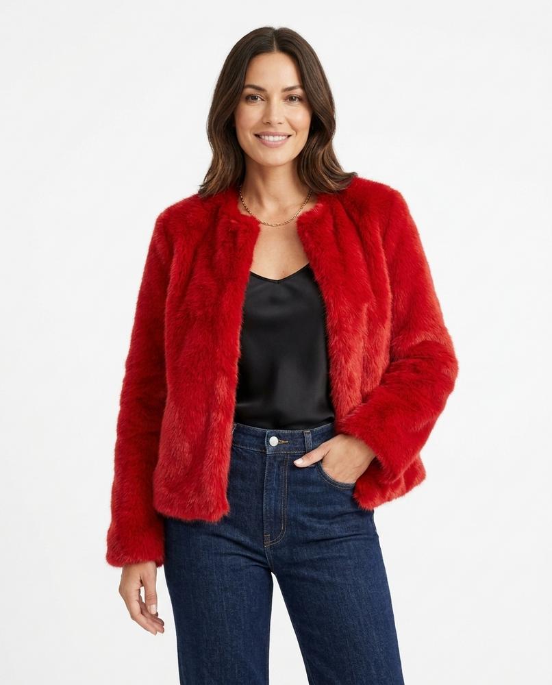 Heidi Outlet - Allan | Segmentierte Kragenlose Jacke Damen