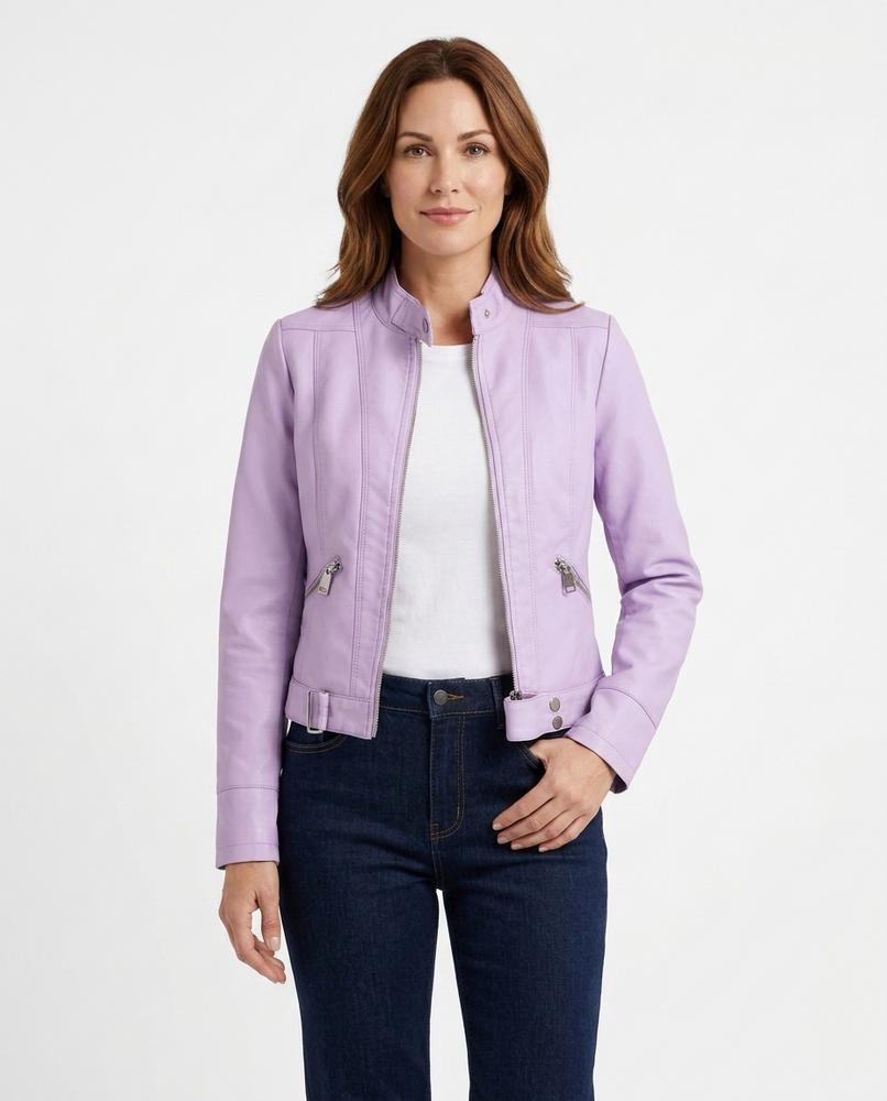 Heidi Outlet - Yoser | Taillierte Glatte Jacke Damen
