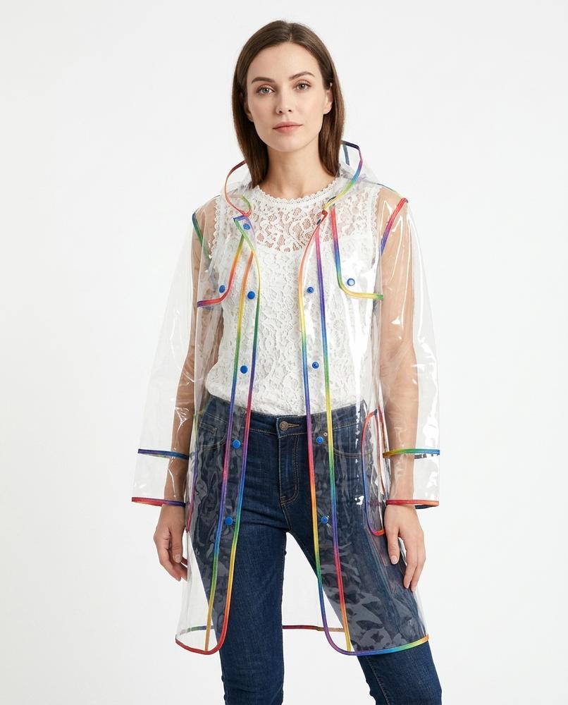 Heidi Outlet - Conav | Transparenter Wasserabweisender Mantel Damen