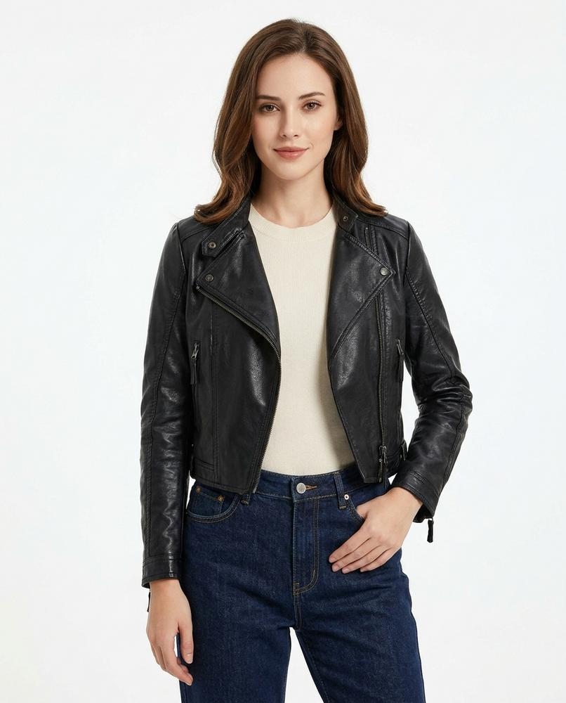 Heidi Outlet - Roron | Kurzgeschnittene Asymmetrische Jacke Damen