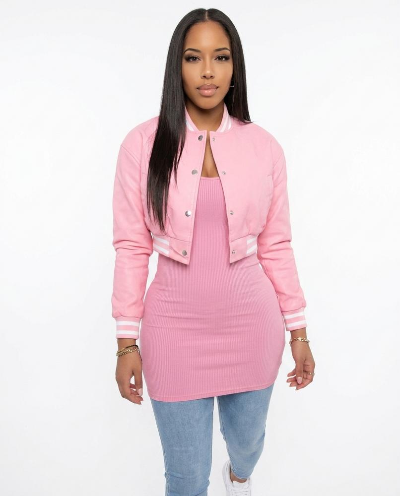 Heidi Outlet - Daver | Kurzgeschnittene Gestreifte Jacke Damen
