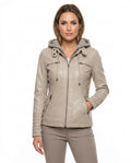 Heidi Outlet - Vemel | Taillierte Kapuzierte Jacke Damen