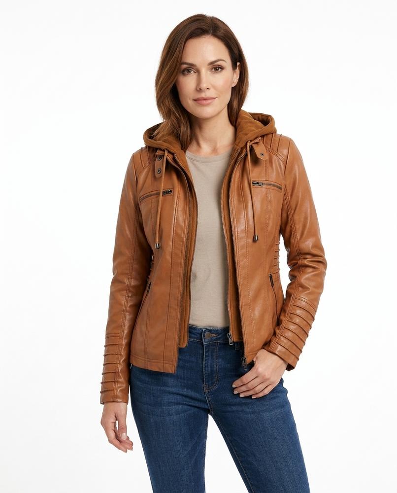 Heidi Outlet - Vemel | Taillierte Kapuzierte Jacke Damen