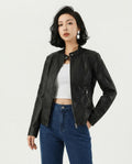 Heidi Outlet - Vavin | Kunstlederne Taillierte Jacke Damen