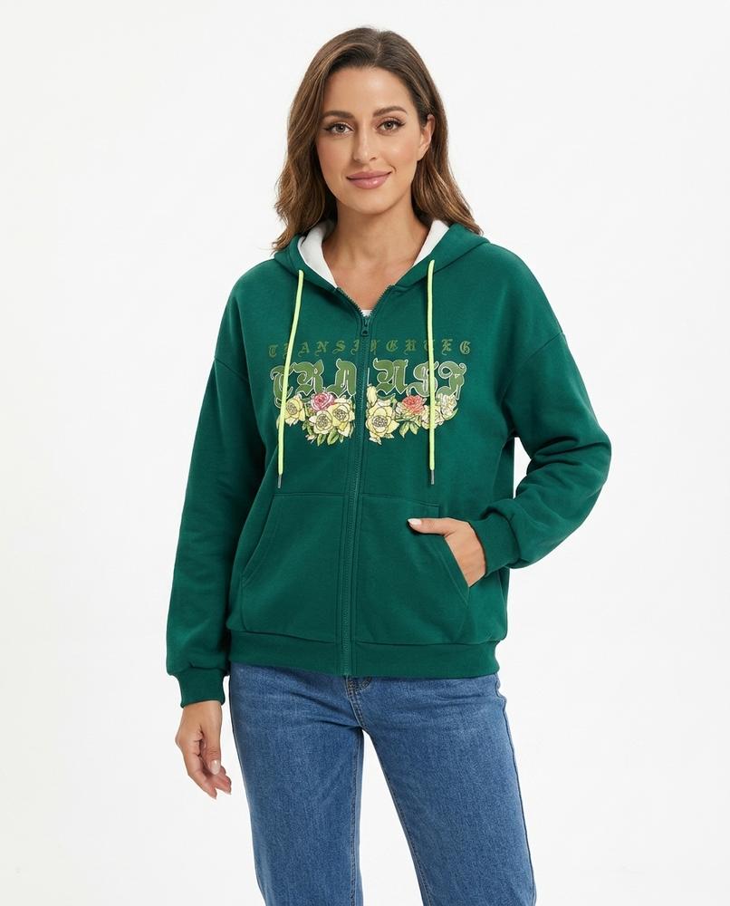 Heidi Outlet - Savin | Gefütterter Bedruckter Hoodie Damen