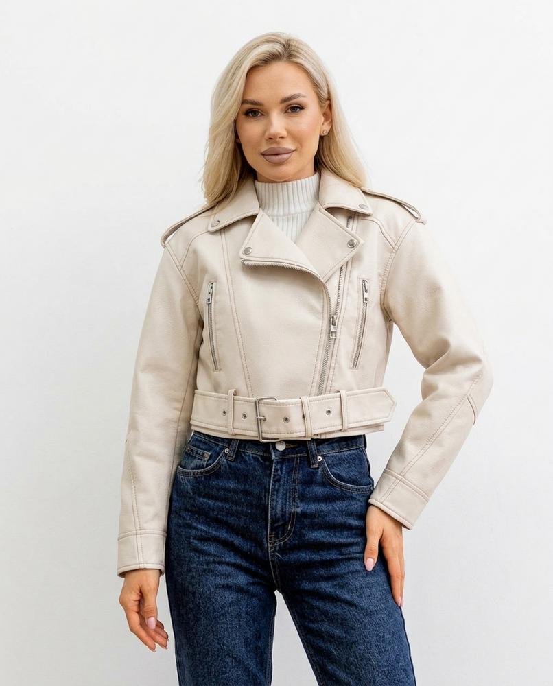 Heidi Outlet - Vasol | Gegürtelte Asymmetrische Jacke Damen