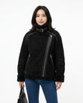 Heidi Outlet - Novar | Gefütterte Asymmetrische Jacke Damen