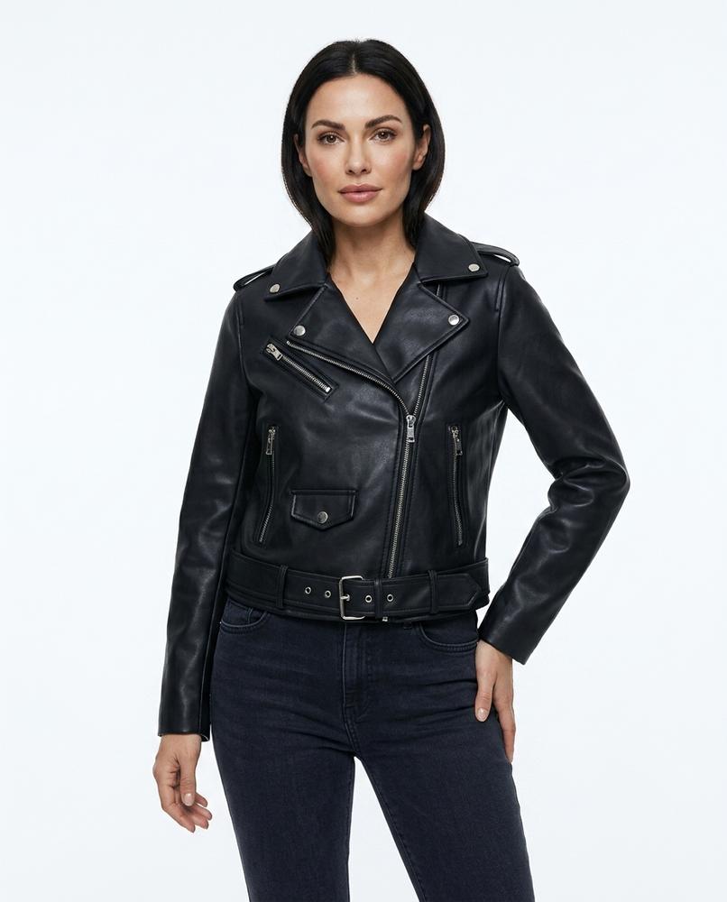 Heidi Outlet - Carev | Gegürtelte Asymmetrische Jacke Damen