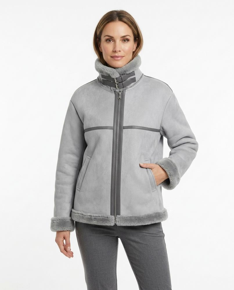 Heidi Outlet - Elram | Gefütterte Hochgeschlossene Jacke Damen