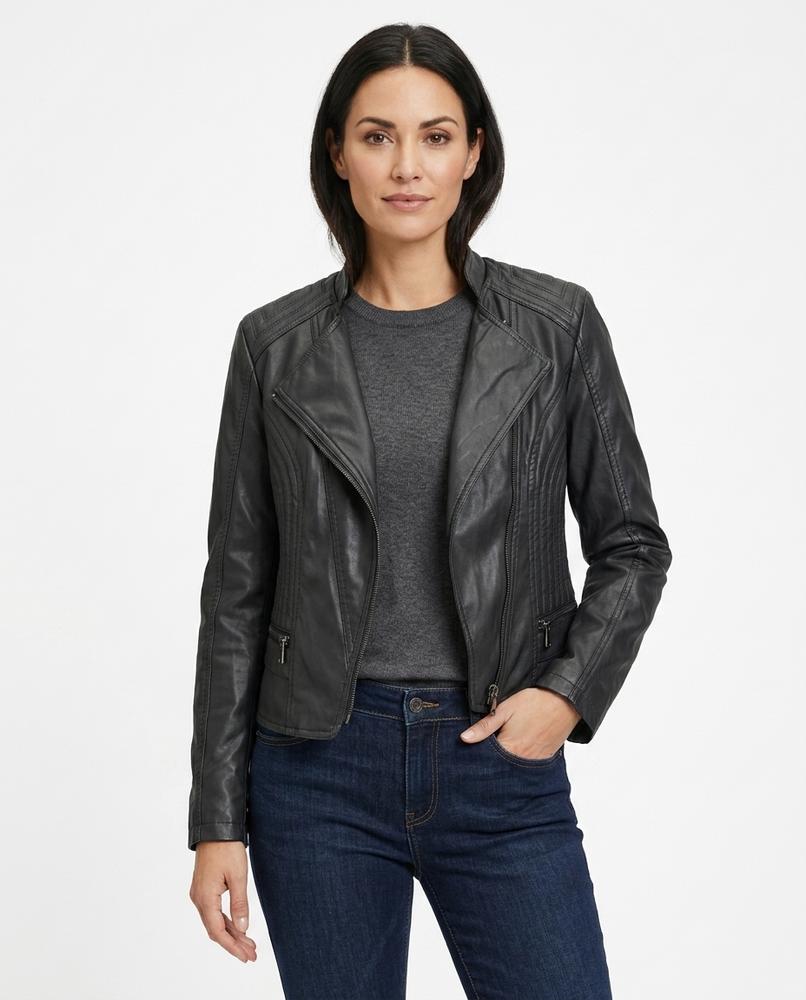 Heidi Outlet - Tiven | Taillierte Asymmetrische Jacke Damen