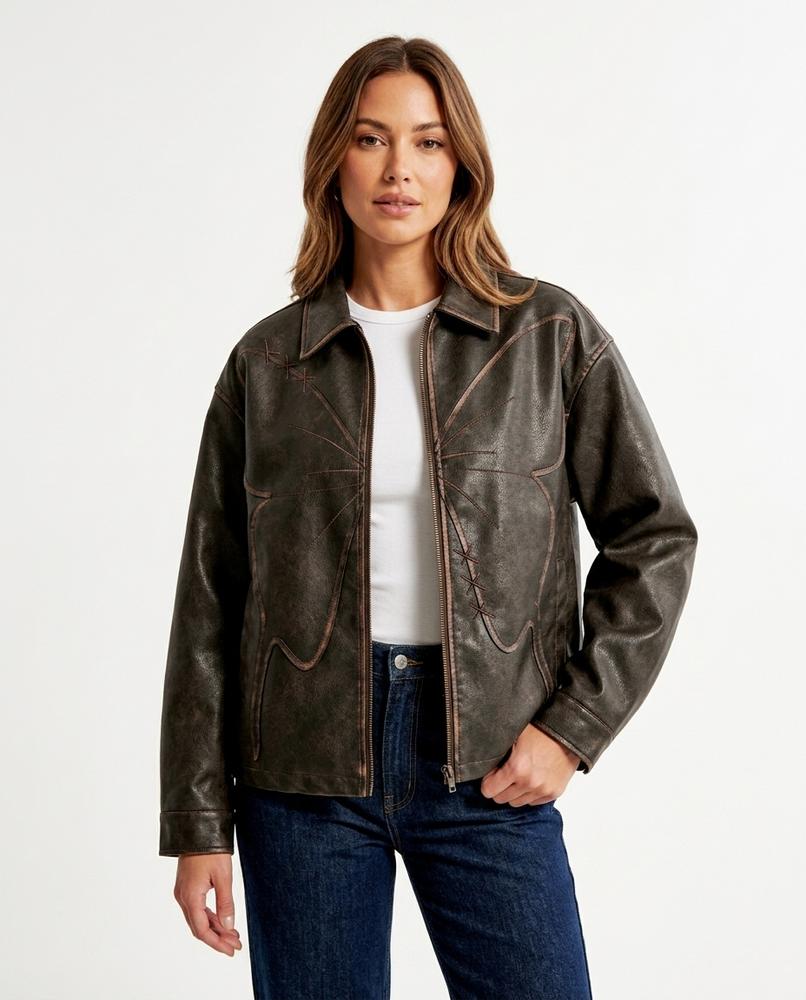 Heidi Outlet - Masin | Kontrastgesteppte Gekörnte Jacke Damen