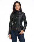 Heidi Outlet - Cator | Taillierte Asymmetrische Jacke Damen