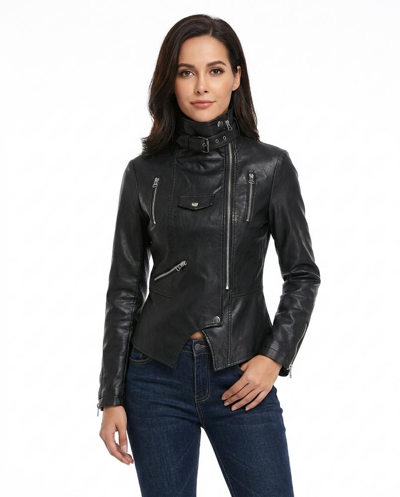 Heidi Outlet - Cator | Taillierte Asymmetrische Jacke Damen