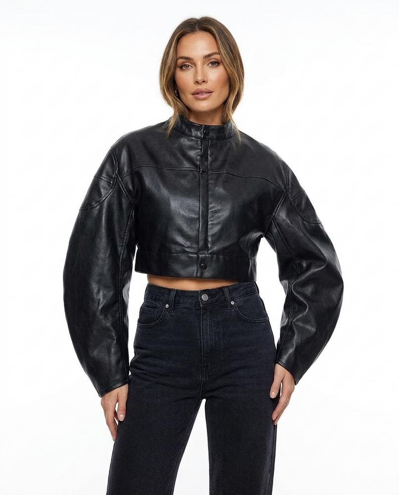 Heidi Outlet - Nikar | Lockere Kurzgeschnittene Jacke Damen