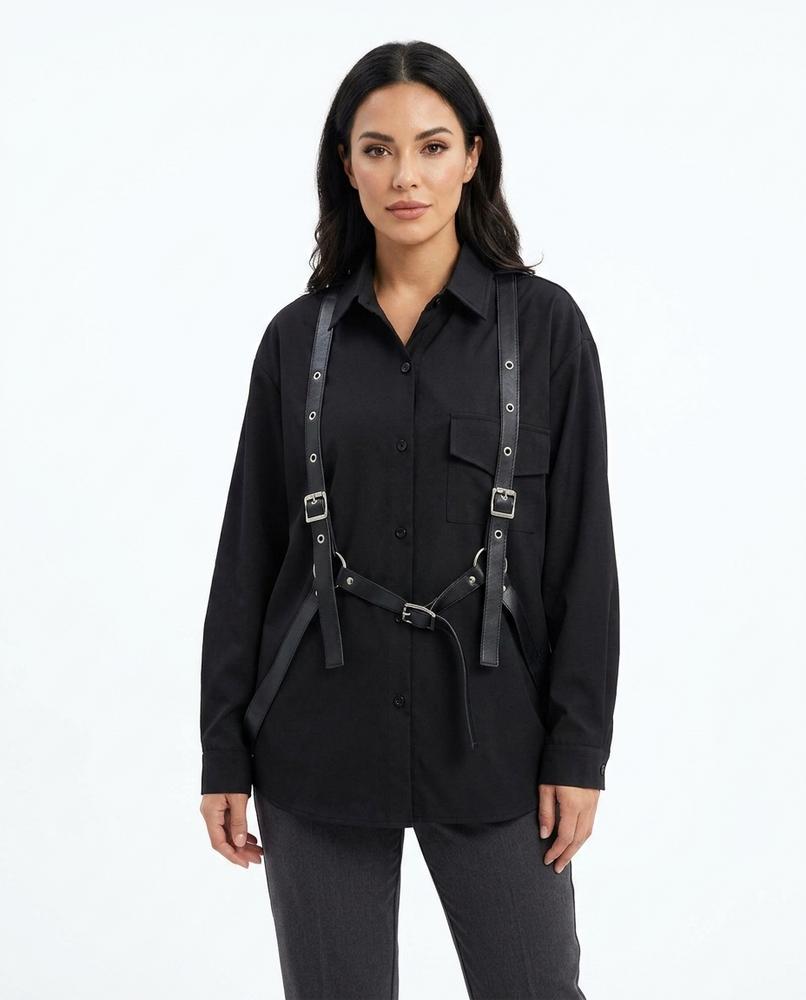 Heidi Outlet - Zavel | Weit geschnittenes Langärmliges Hemd Unisex