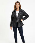 Heidi Outlet - Sezan | Taillierte Lederne Jacke Damen