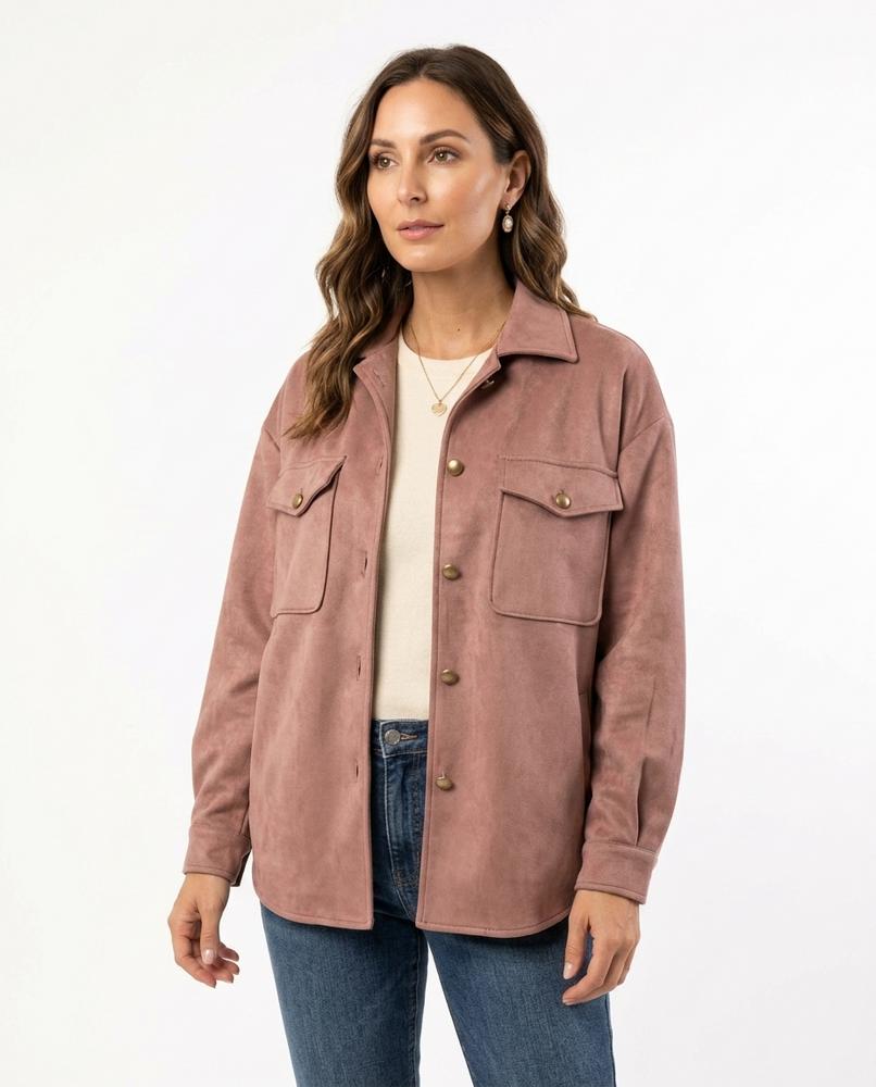 Heidi Outlet - Vesen | Samtige Geknöpfte Jacke Damen