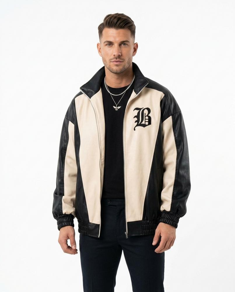 Heidi Outlet - Colom | Zweifarbige Bestickte Jacke Herren