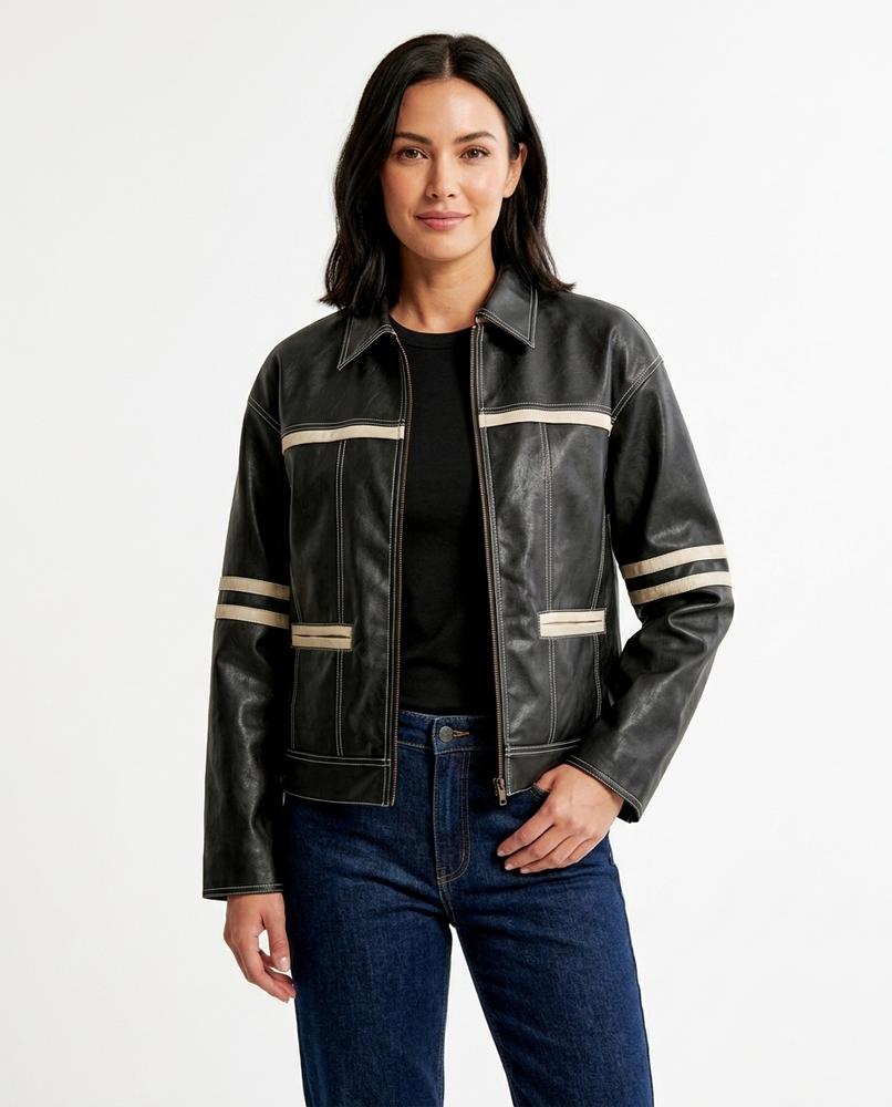 Heidi Outlet - Ronal | Gestreifte Kontrastgesteppte Jacke Damen