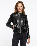Heidi Outlet - Vamin | Glänzende Kurzgeschnittene Jacke Damen
