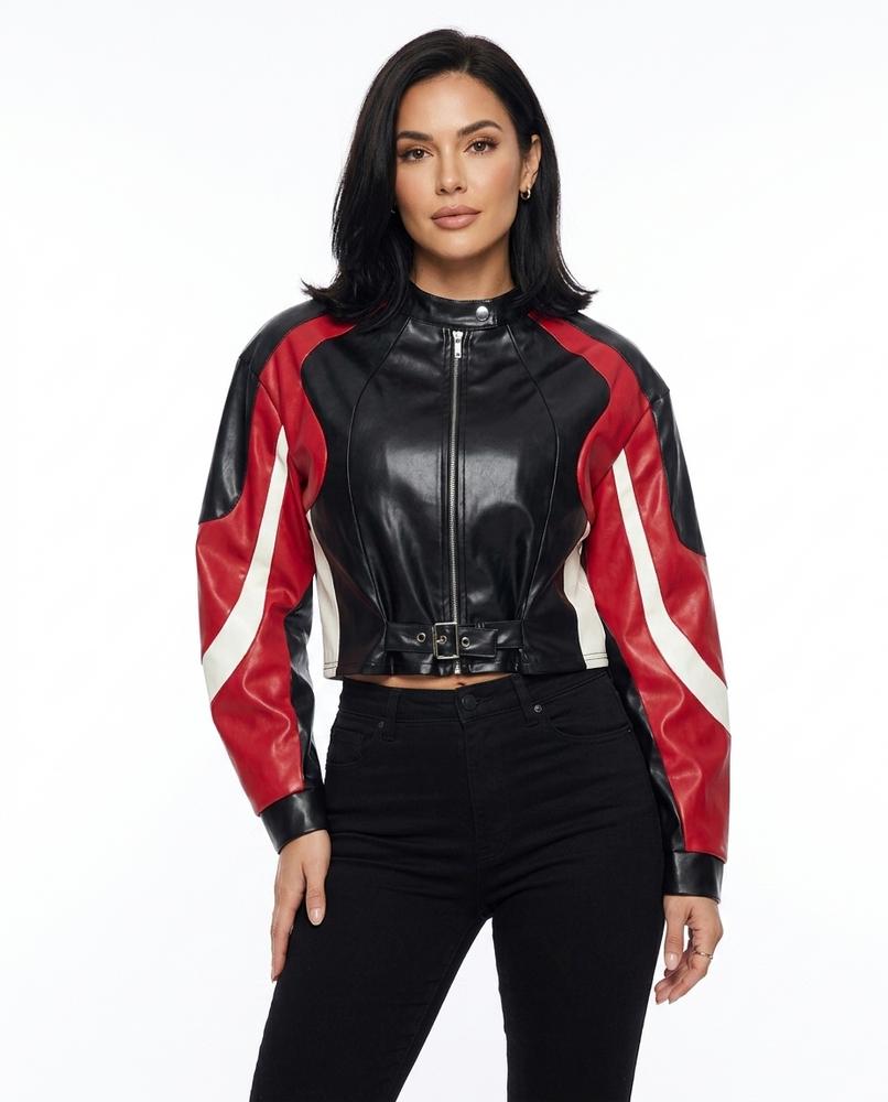 Heidi Outlet - Loser | Mehrfarbige Kurzgeschnittene Jacke Damen