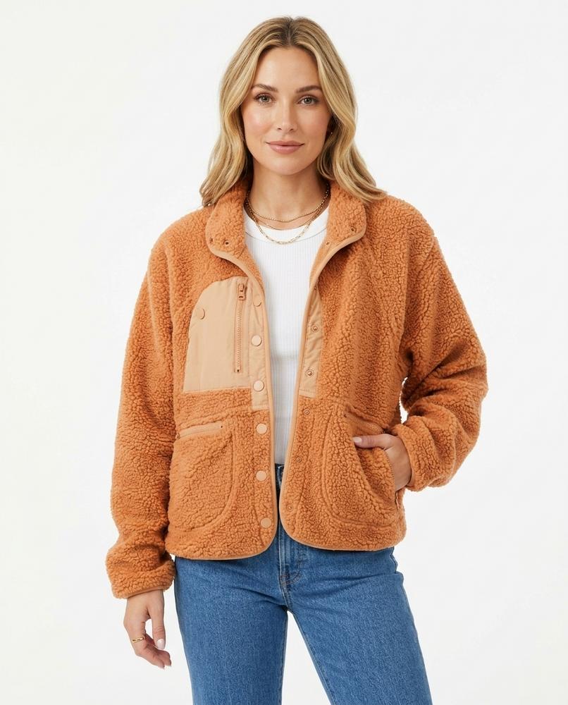 Heidi Outlet - Vamel | Strukturierte Geknöpfte Jacke Damen