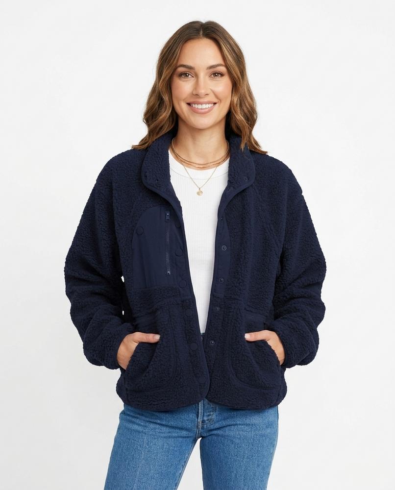 Heidi Outlet - Vamel | Strukturierte Geknöpfte Jacke Damen