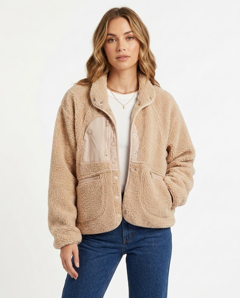 Heidi Outlet - Vamel | Strukturierte Geknöpfte Jacke Damen