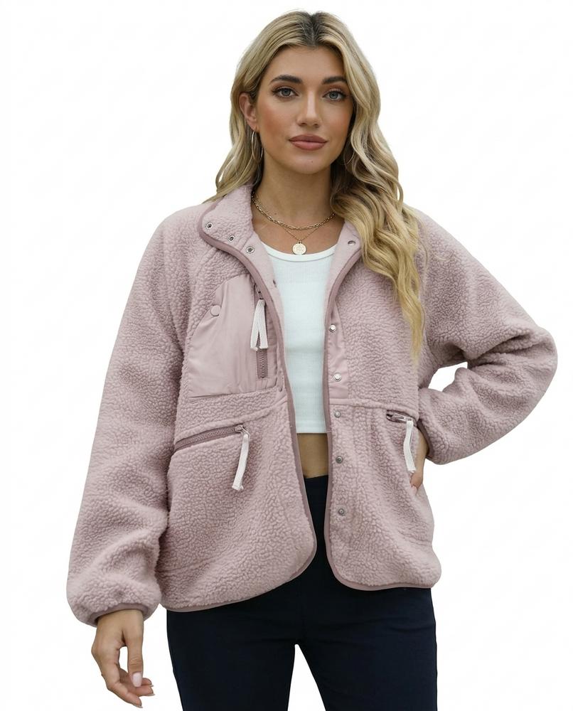 Heidi Outlet - Vamel | Strukturierte Geknöpfte Jacke Damen