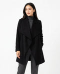 Heidi Outlet - Sesen | Offener Drapierter Mantel Damen
