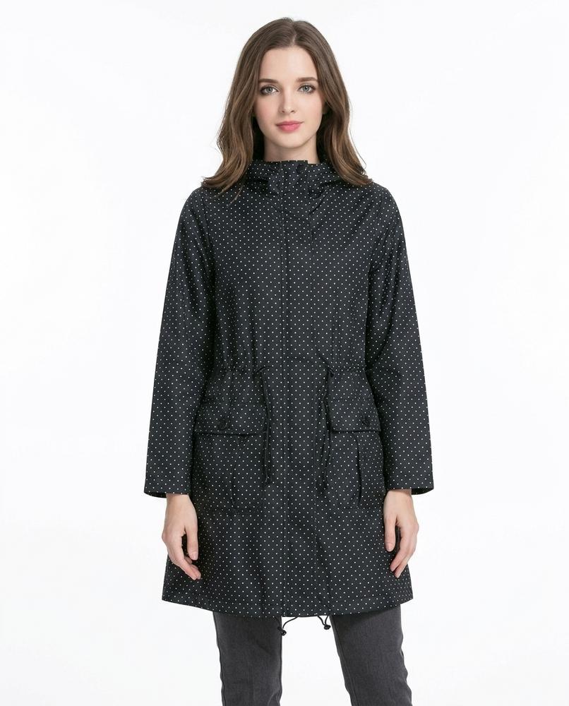 Heidi Outlet - Zasan | Gepunktete Kapuzierte Jacke Damen