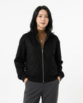 Heidi Outlet - Zamar | Veloursartige Lockere Jacke Damen