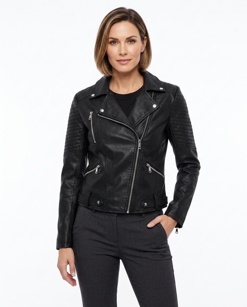 Heidi Outlet - Zevan | Taillierte Asymmetrische Jacke Damen