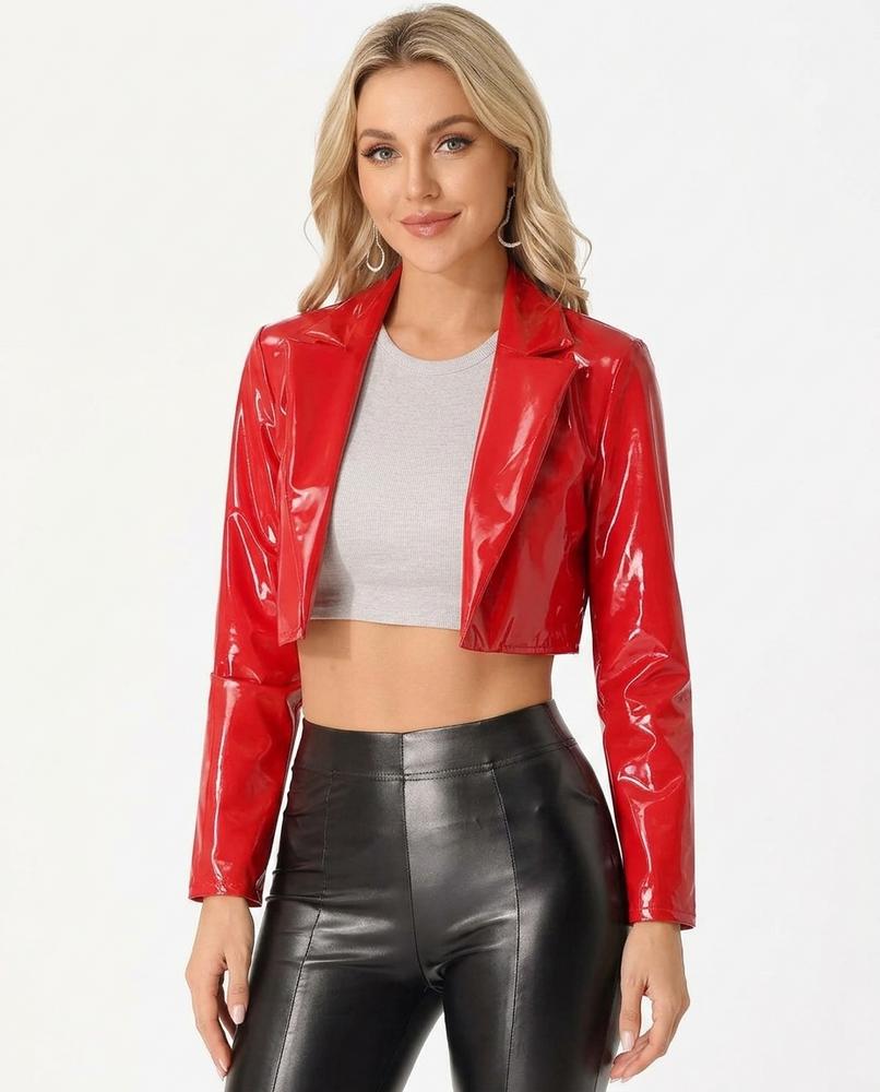 Heidi Outlet - Arron | Glänzende Kurze Jacke Damen
