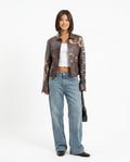 Heidi Outlet - Nenal | Bedruckte Kurze Jacke Damen