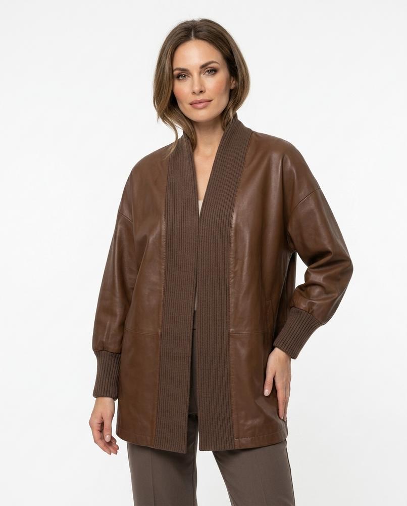 Heidi Outlet - Danal | Offener Gerippter Mantel Damen