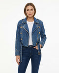 Heidi Outlet - Salan | Asymmetrische Gegürtete Jacke Damen