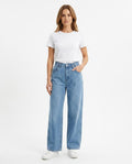 Heidi Outlet - Tavar | Weitgeschnittene Hochtaillierte Hose Damen