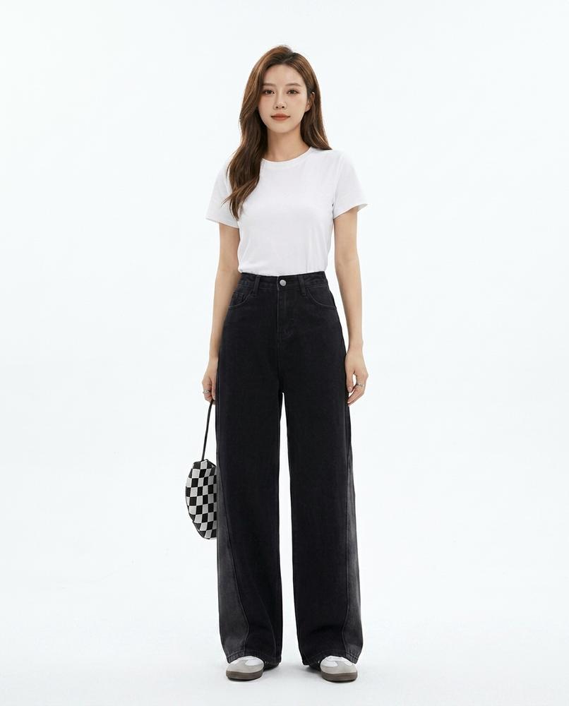 Heidi Outlet - Ketal | Weitgeschnittene Hochtaillierte Hose Damen