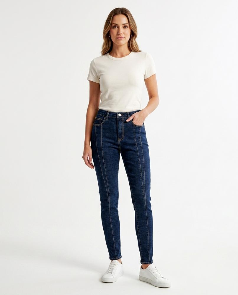 Heidi Outlet - Vehal | Taillenhohe Abgesteppte Hose Damen